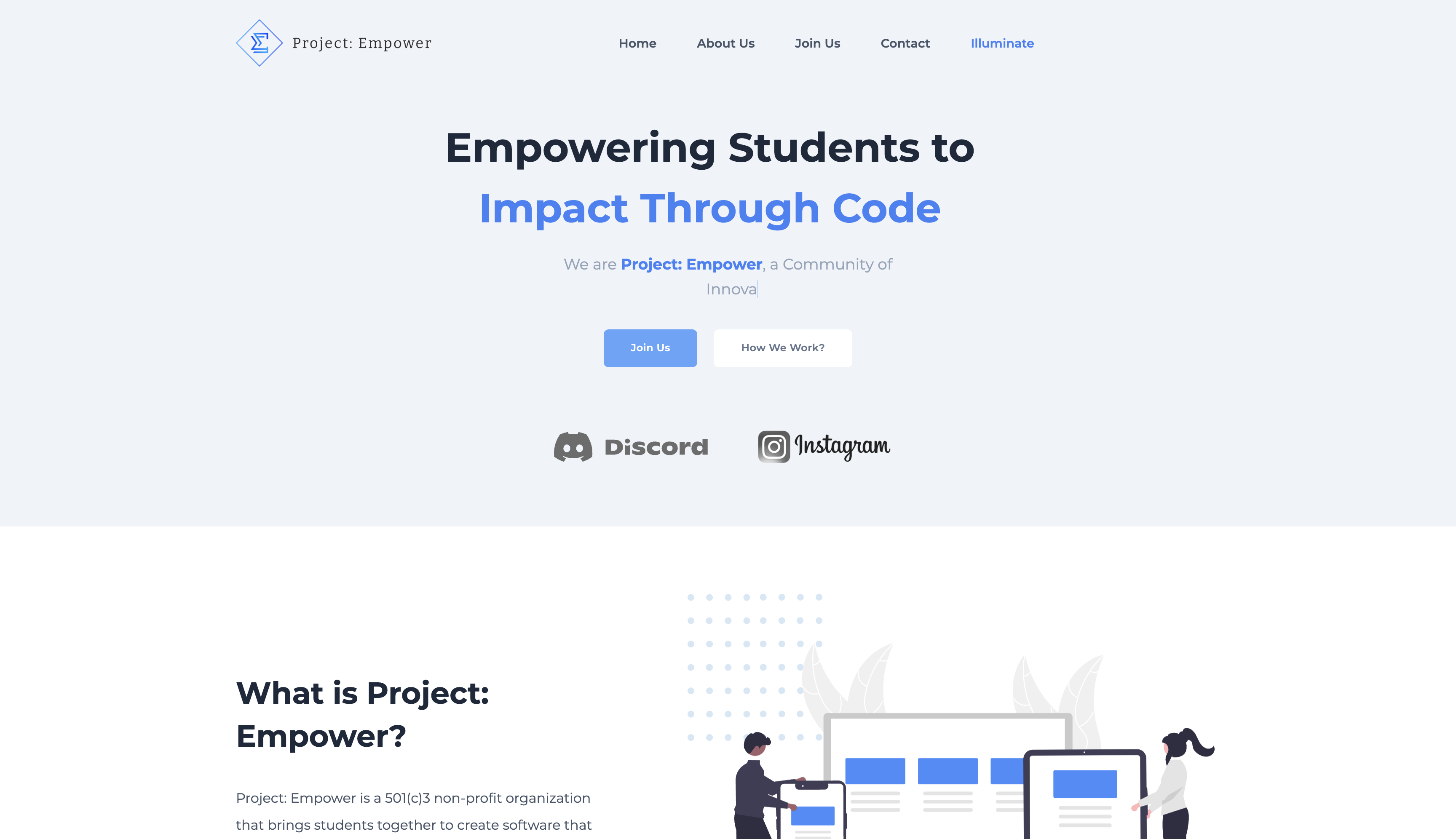 Project Empower Website